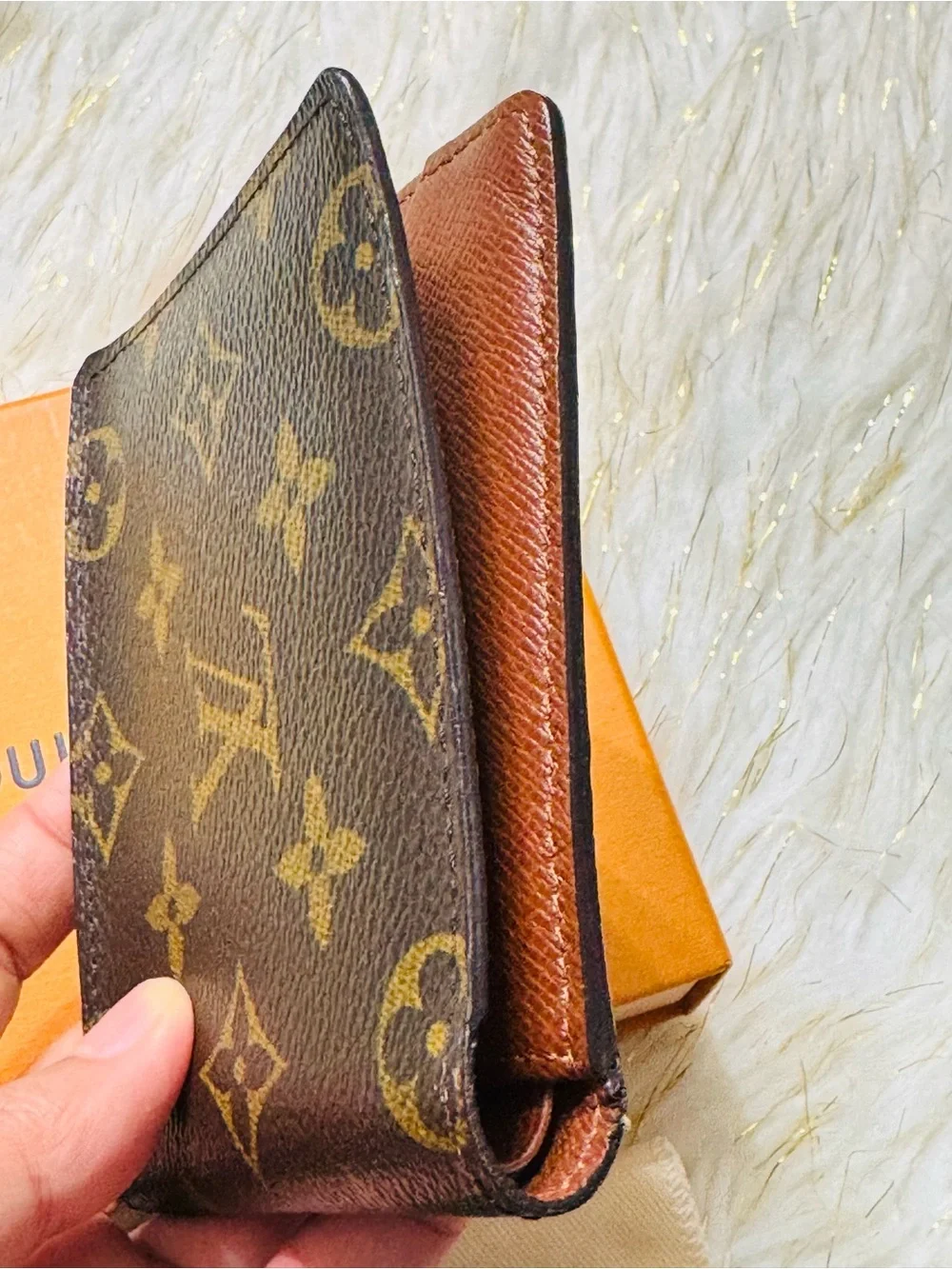 Louis Vuitton Multiple Bifold Mens wallet Mono with duster